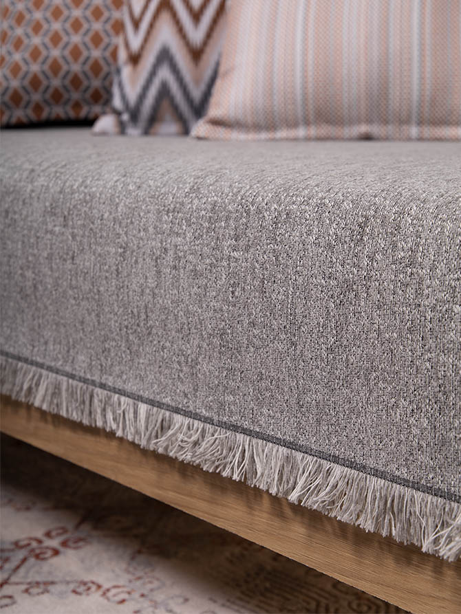 Fresh Gray throw