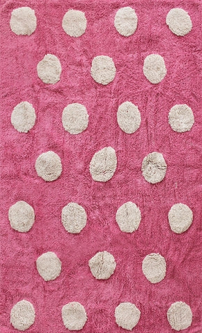 ΧΑΛΙ ΠΑΙΔΙΚΟ BAMBINI DOTS PINK - 130cm x 190cm-0