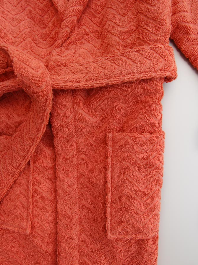 Paloma Terracotta bathrobe