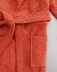 Paloma Terracotta Children's Bathrobe