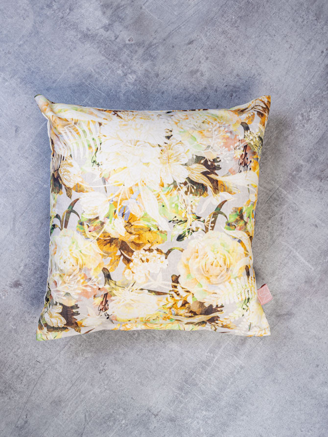 Decorative Pillow Case Symmetry Living 45X45 Garden Yellow