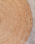Symmetry Living Jute Braid Rug-Round