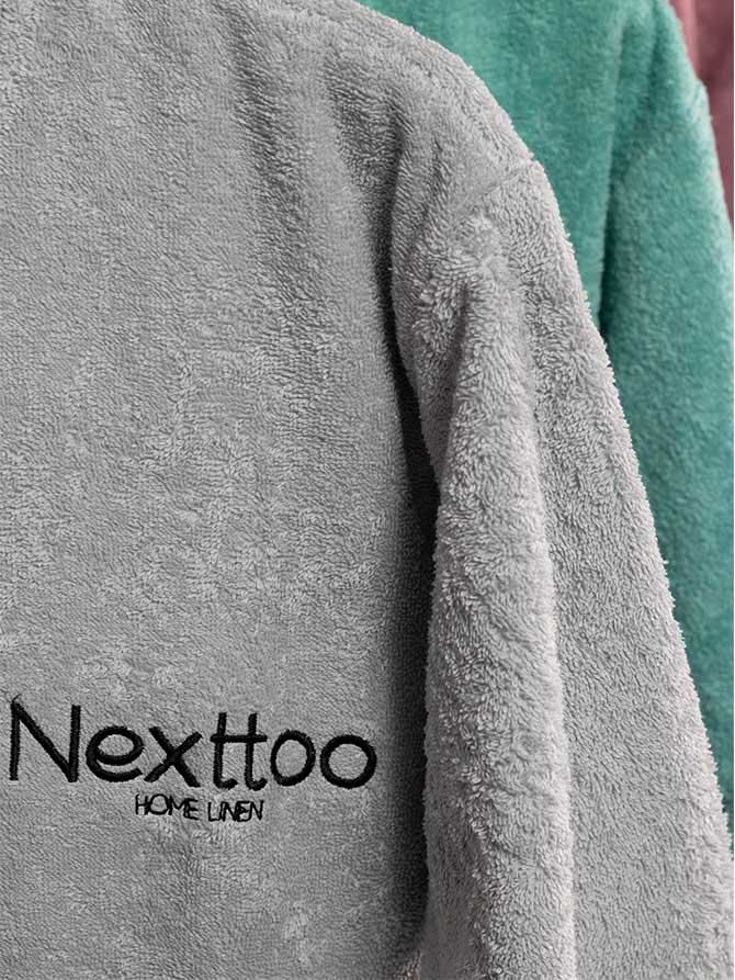 Bathrobe Nexttoo 5003 Light Grey