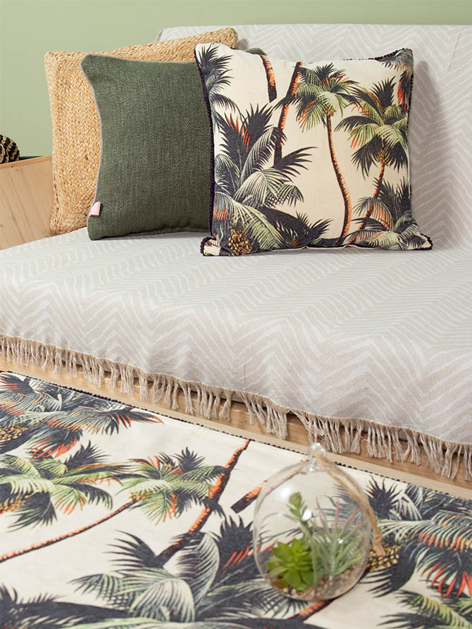 Symmetry Living Elodie Beige Throw