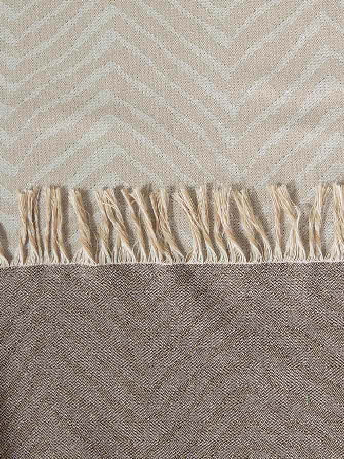 Symmetry Living Elodie Beige Throw