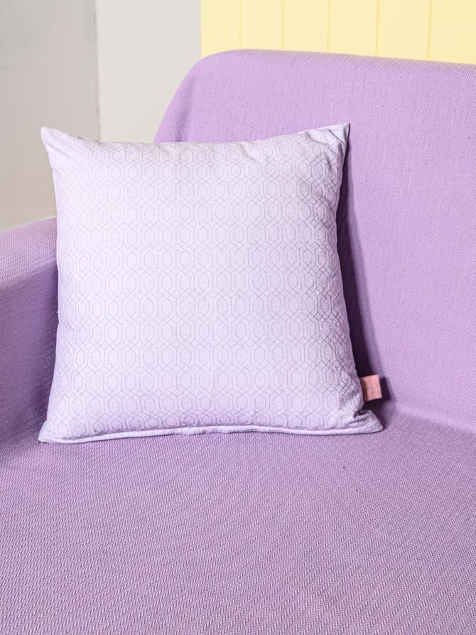 Decorative Pillow Case Symmetry Living 45X45 Biba Lilac