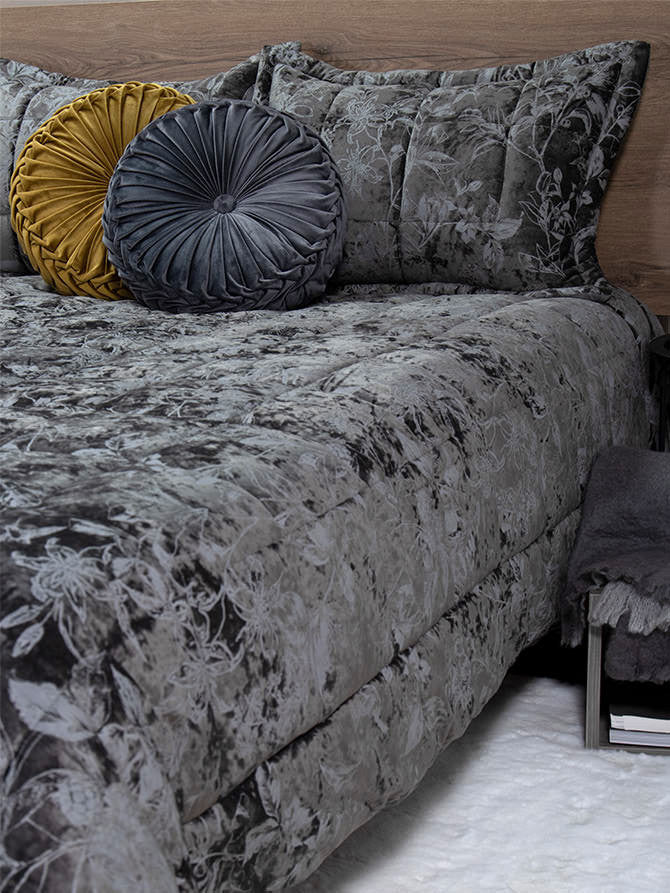 Comforter 220x240 Elegant Silver