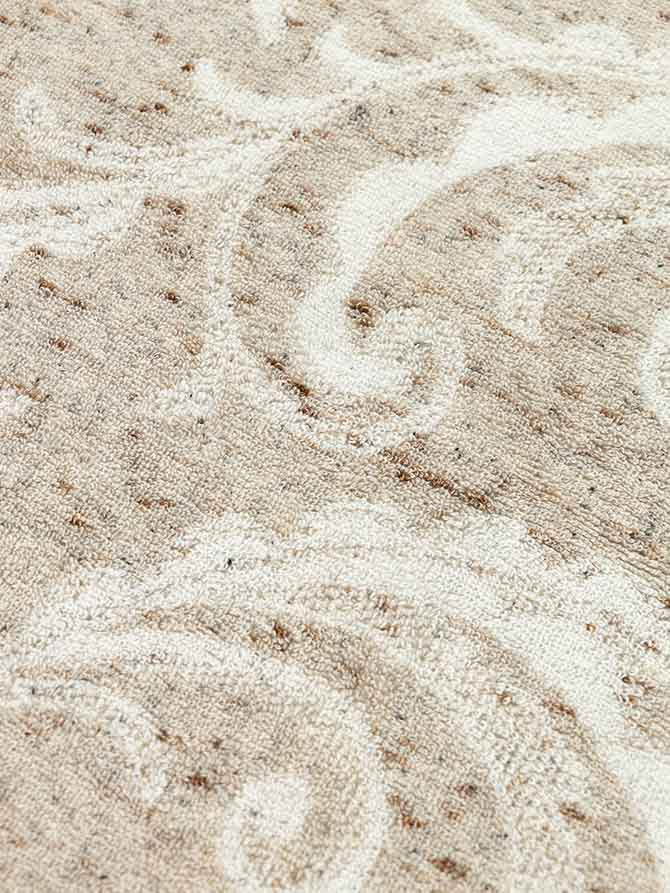 Towels Set of 3 pcs MATB Paisley Beige White Cloud