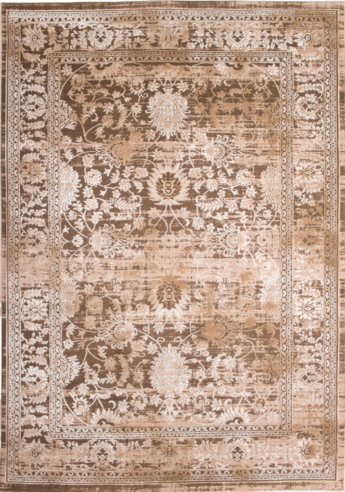 ΧΑΛΙ VELVET VINTAGE 6027/Vison - 160cm x 230cm-0