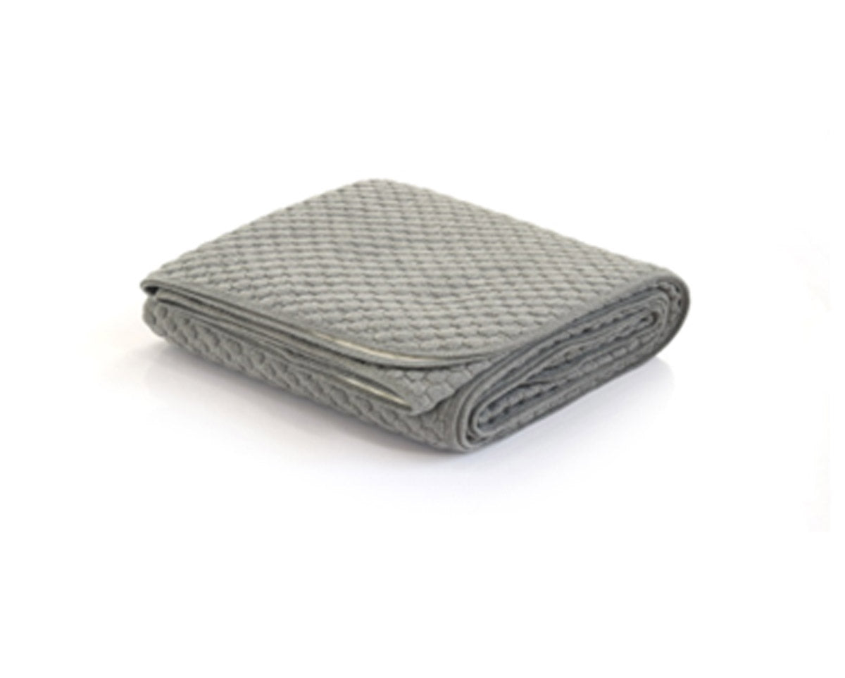 Popcorn (Lt Grey) Bedspread-2