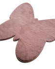 ΧΑΛΙ PUFFY JM7 DARK PINK BUTTERFLY ANTISLIP - 120X120B  NewPlan-1