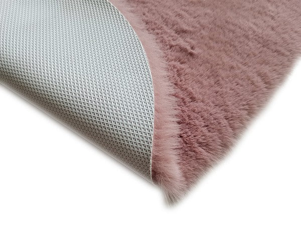 ΧΑΛΙ PUFFY JM7 DARK PINK BUTTERFLY ANTISLIP - 160X160Β  NewPlan-2