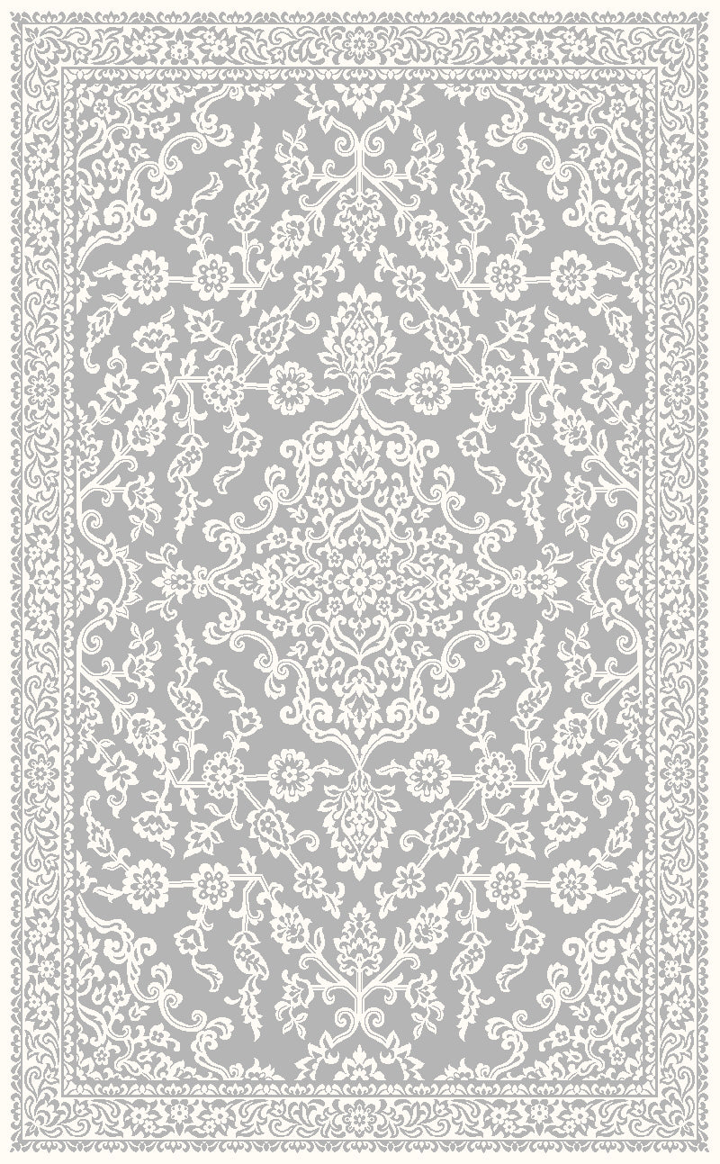 ΧΑΛΙ MUSE 522/W SILVER CREAM - 200cm x 290cm-0