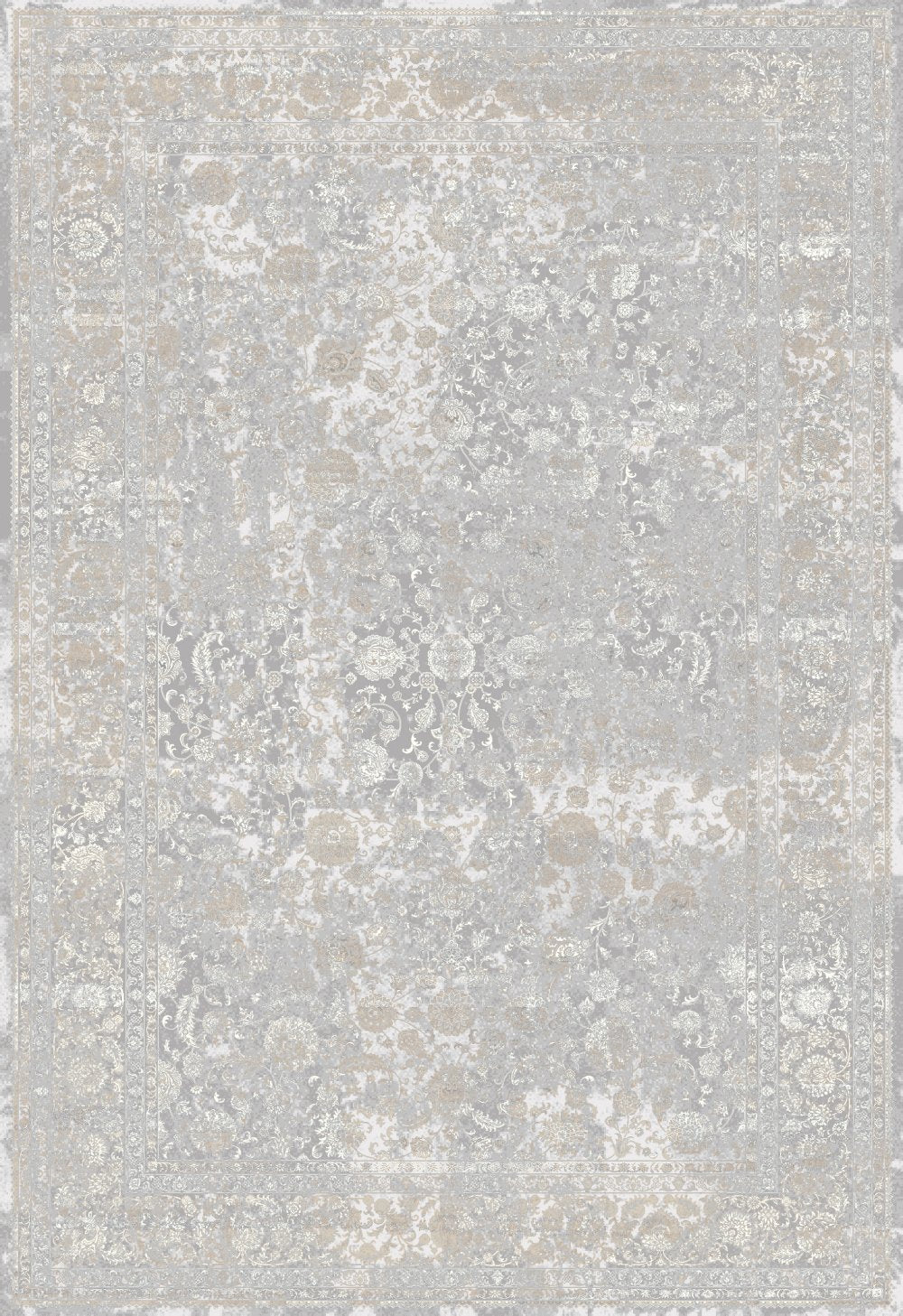 ΧΑΛΙ LUXURIOUS SILK 6793 GREY BEIGE - 160cm x 230cm-0