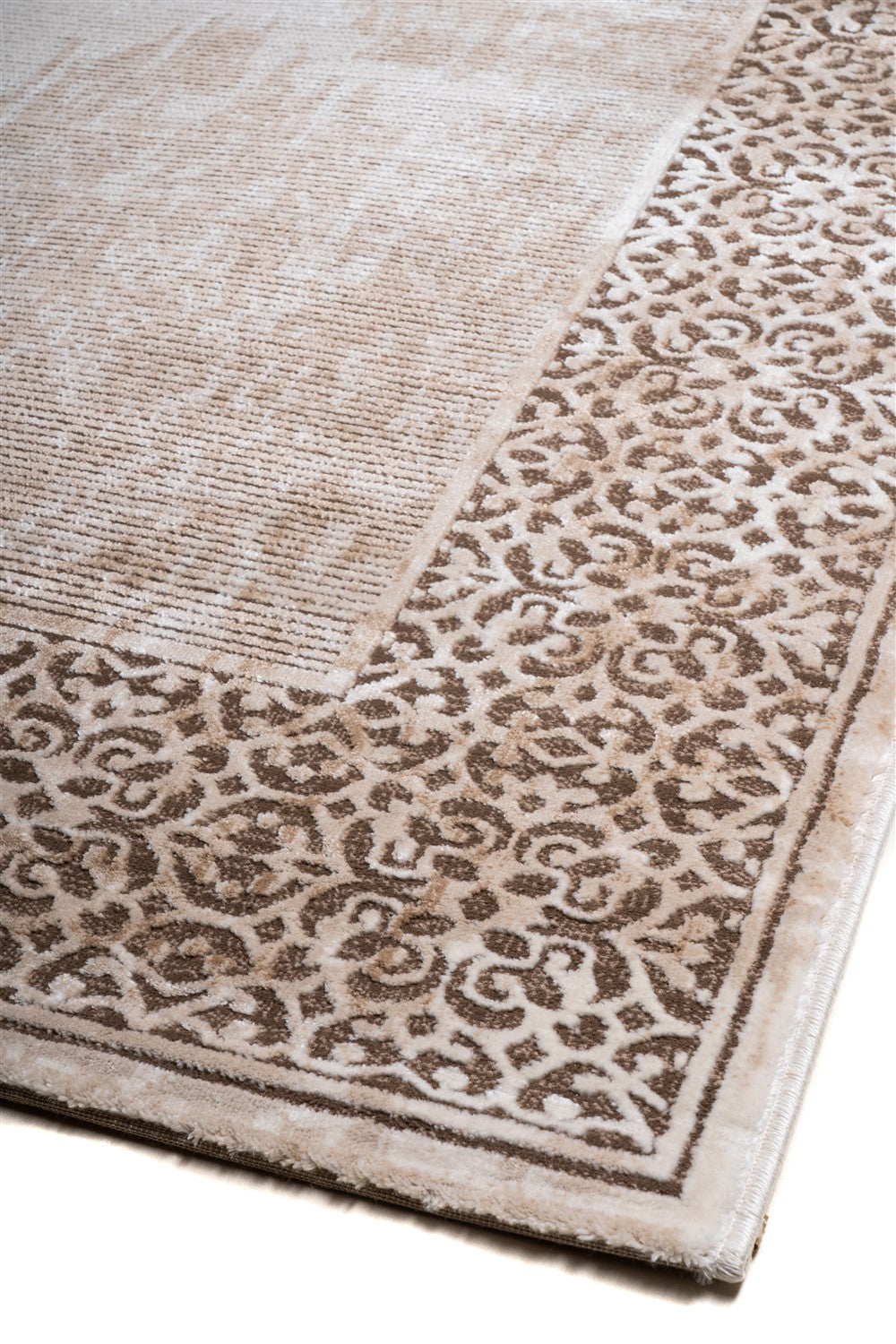 ΧΑΛΙ VELVET VINTAGE 7844/Vison - 133cm x 190cm-1