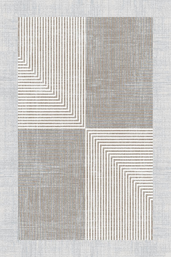 ΧΑΛΙ VELVET MODERN 8278/Beige White - 160cm x 230cm-0