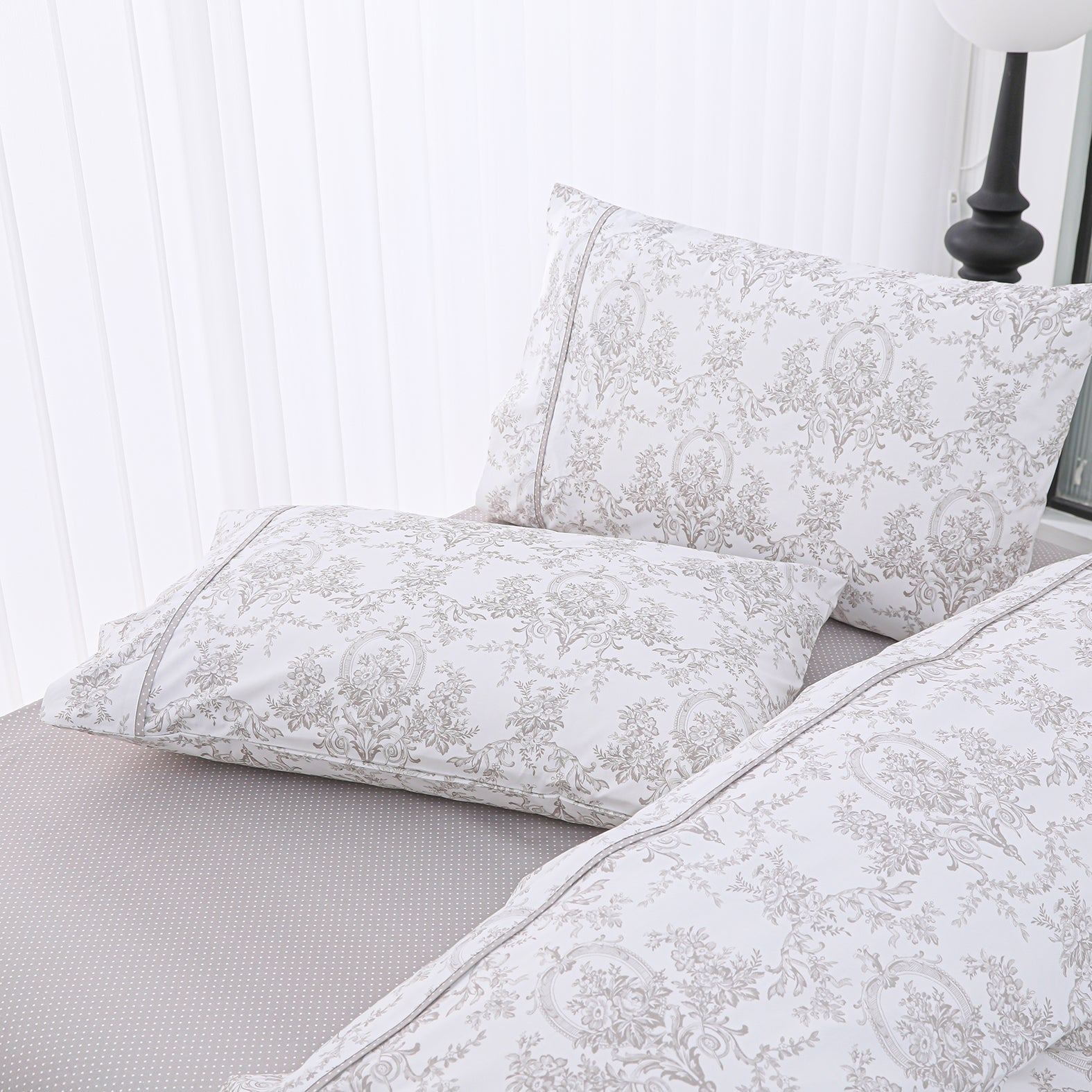 Chantal (Beige)  (ΣΕΤ ΣΕΝΤΟΝΙΑ Υ/Δ 245x270+2 ΜΑΞ/ΘΗΚΕΣ 52x75) 210TC-4