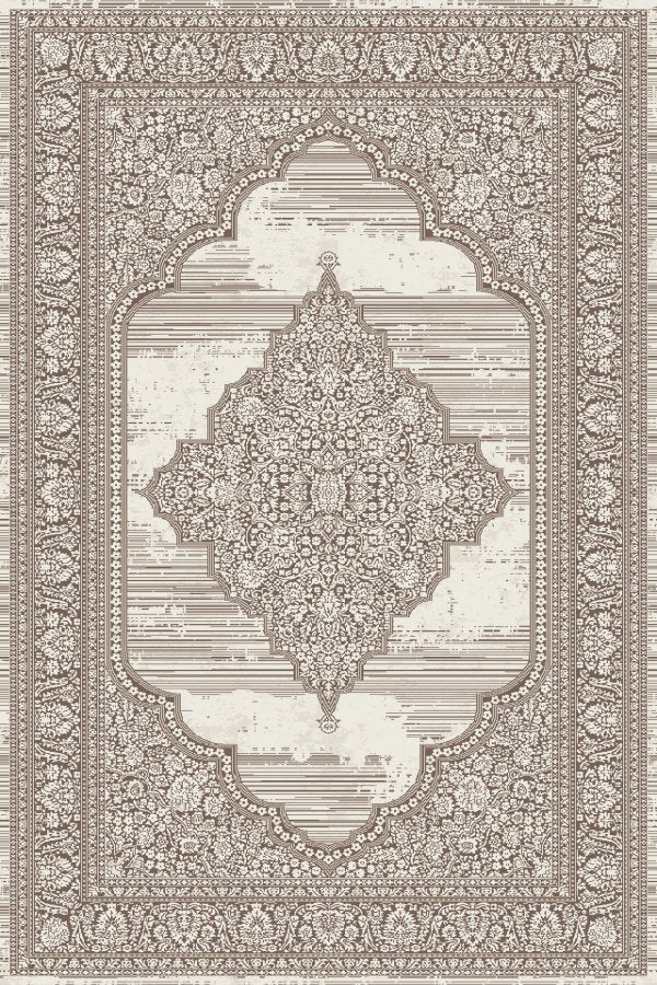 ΧΑΛΙ VELVET VINTAGE 9298/Vison - 160cm x 230cm-0