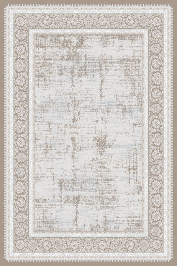 ΧΑΛΙ VELVET VINTAGE 9886/Βeige White - ΣΕΤ ΚΡΕΒΑΤΟΚΑΜΑΡΑΣ-0