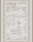 ΧΑΛΙ VELVET VINTAGE 9886/Βeige White - ΣΕΤ ΚΡΕΒΑΤΟΚΑΜΑΡΑΣ-0
