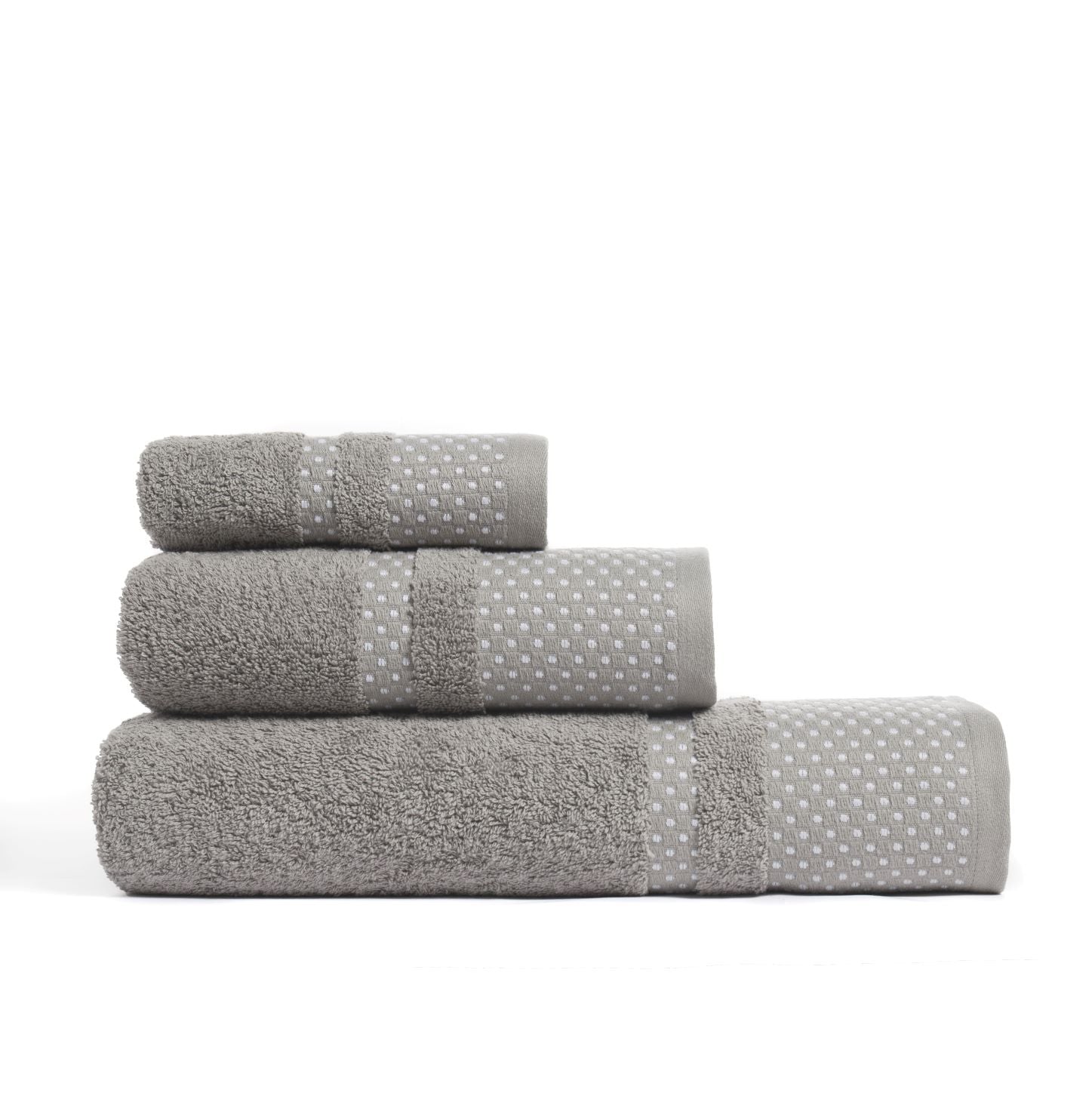 Towels Set 3pcs Castellon Grey