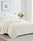 Glenda (Cream) Bedspread-1