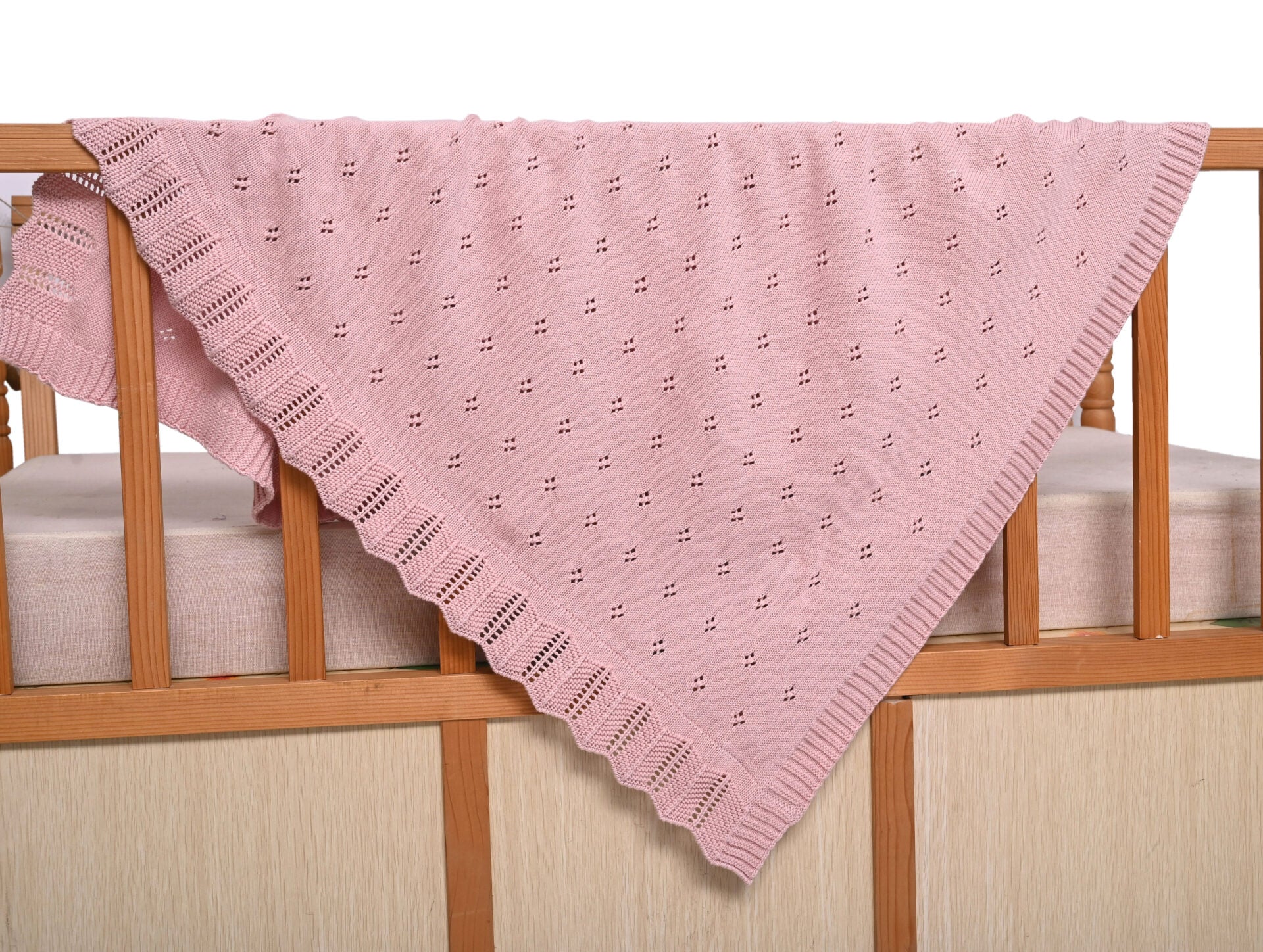 Bunny/Toy (Pink) 80x100  Baby blanket with toy-0