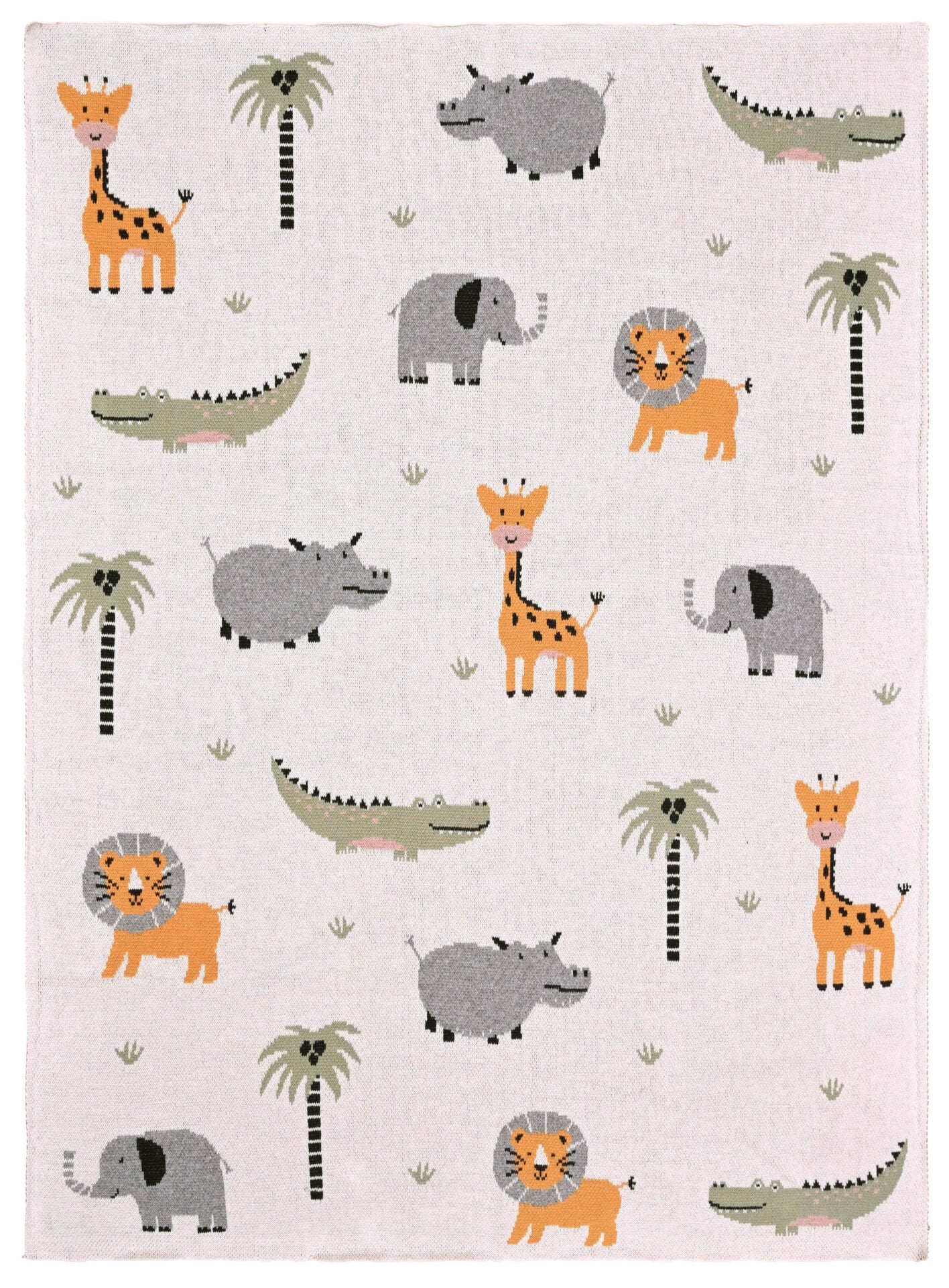 Safari (Multi) 80x100 Baby/Blanket-1