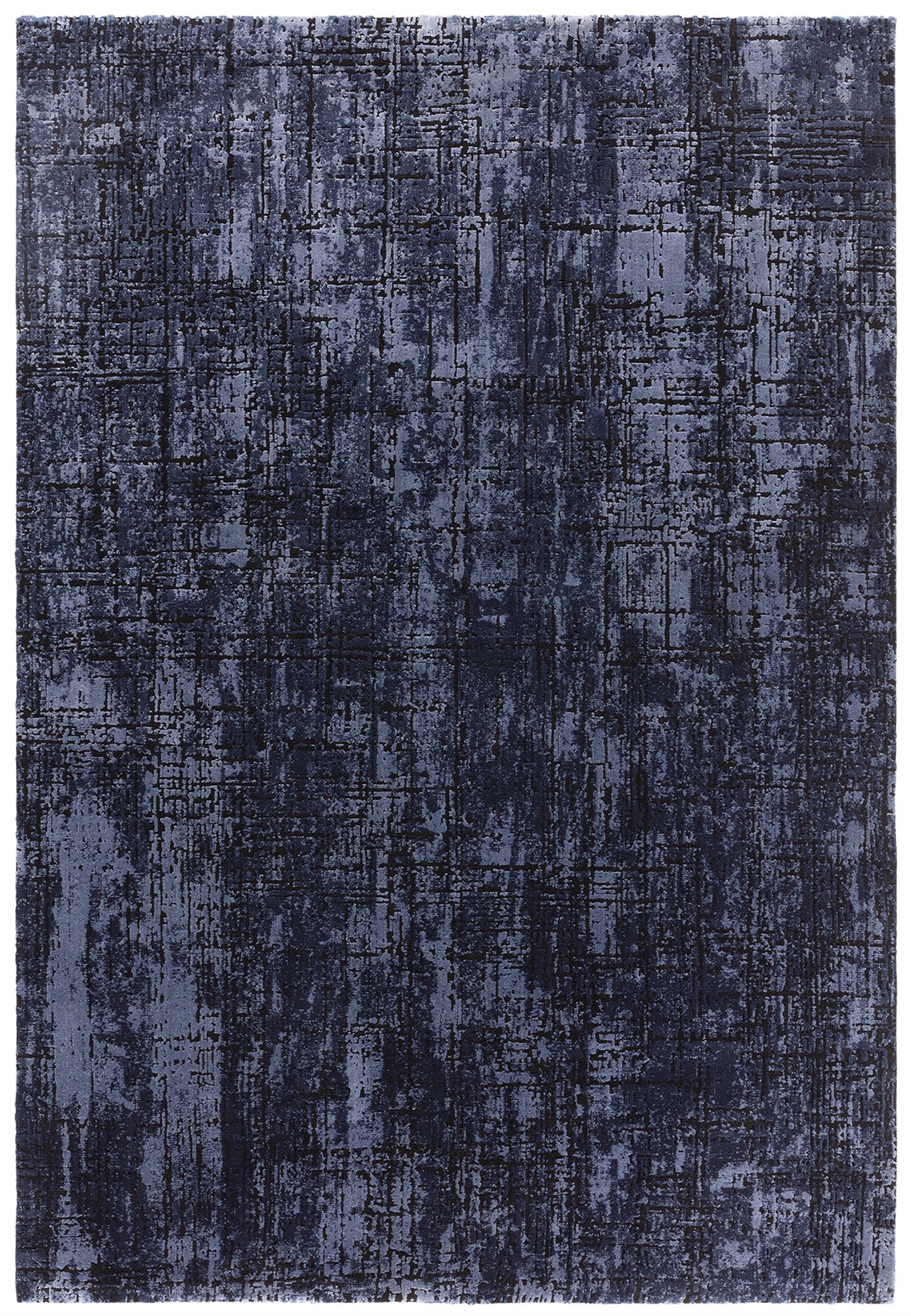 ΧΑΛΙ ASIATIC LONDON KUZA ABSTRACT NAVY - 200cm x 290cm-0