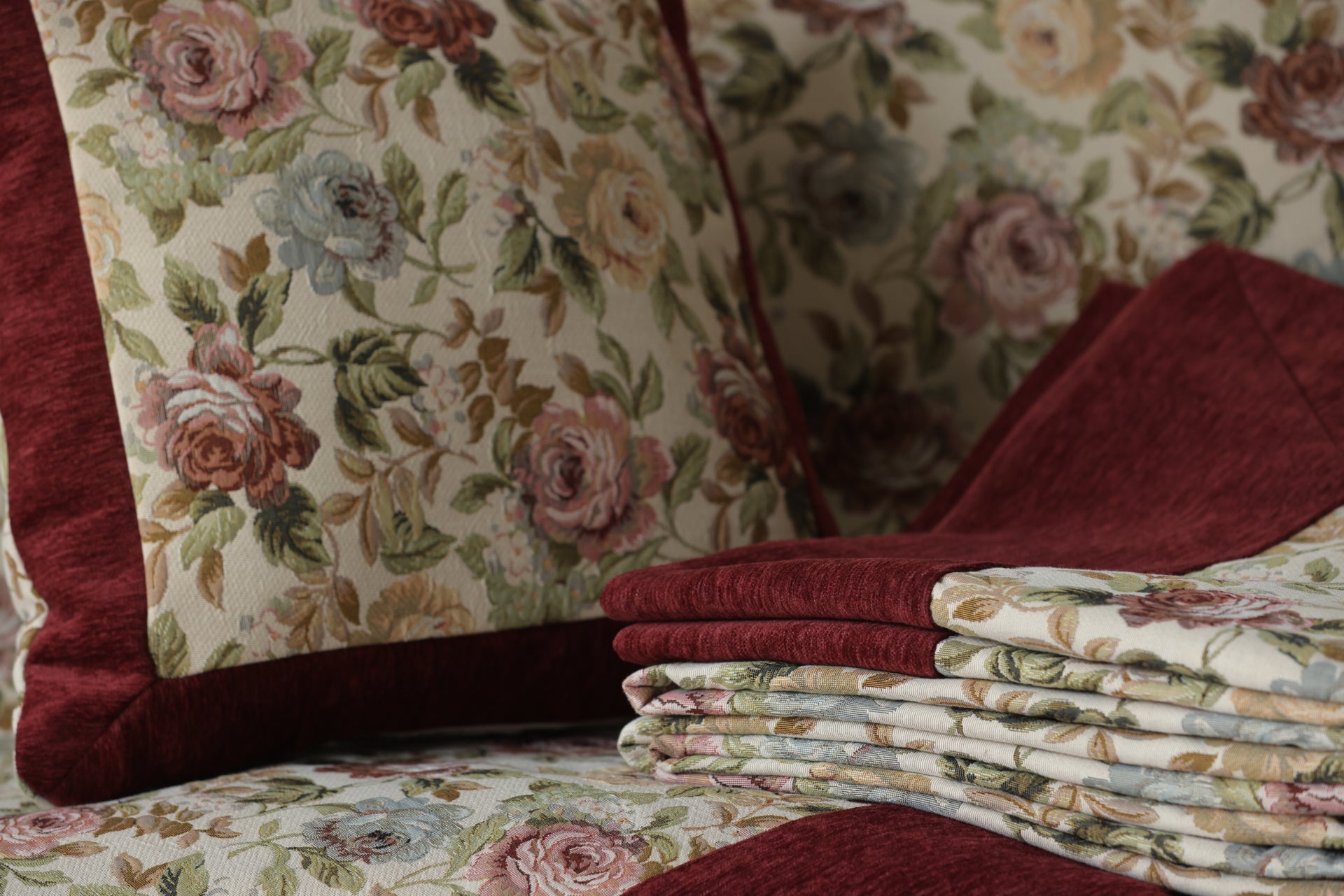 PLS-TB2403 Throw/Ριχτάρι (Burgundy)-1