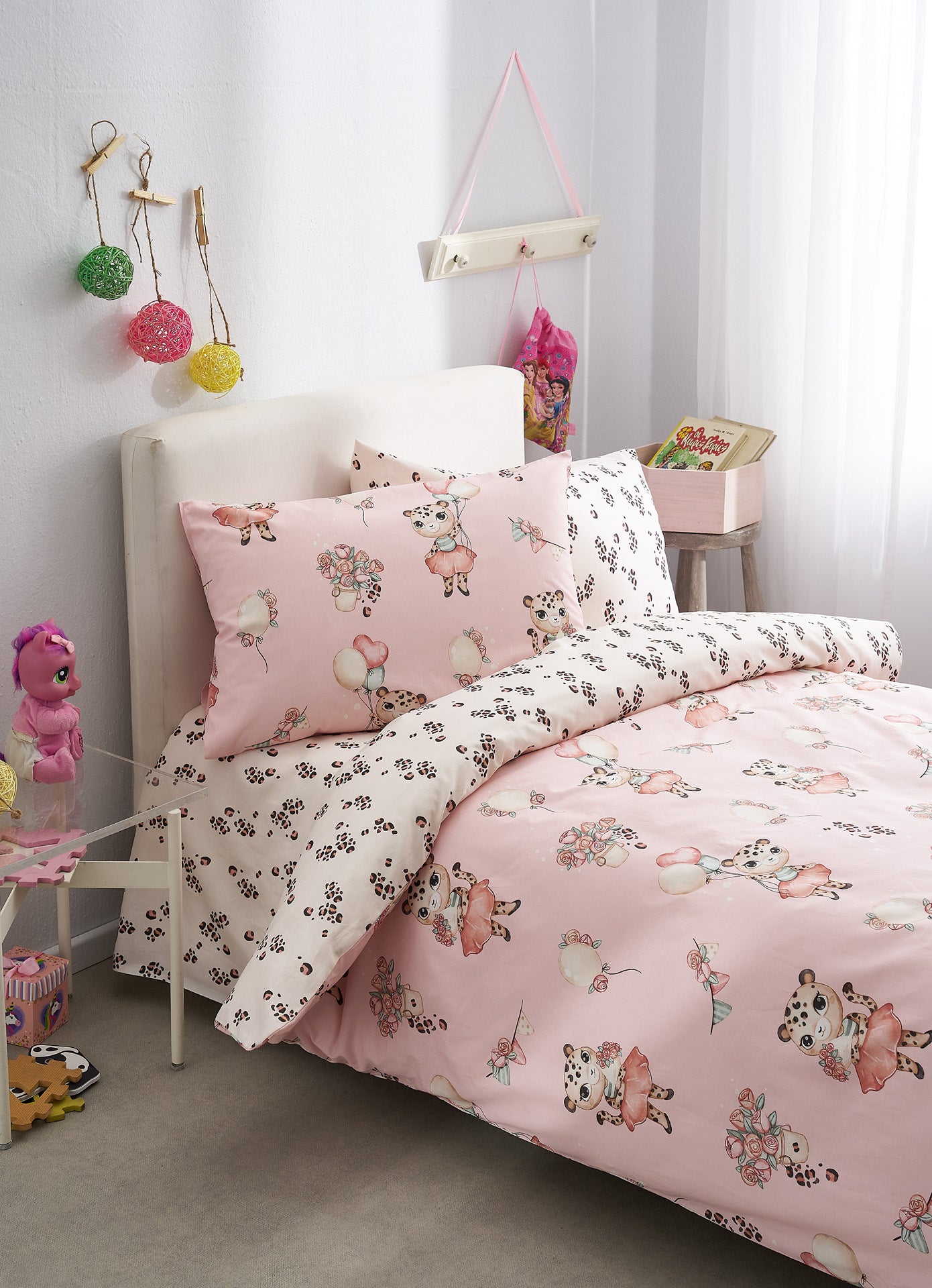 Set of 3 sheets 170X260 for children Rozy
