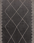 ΧΑΛΙ ASIATIC LONDON MASON DIAMOND BLACK - 120cm x 170cm-0