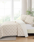 Roseto Multi (ivory/rose) Bedspread-1