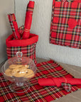 Christmas plate Lavilla Home Tartan 28X28