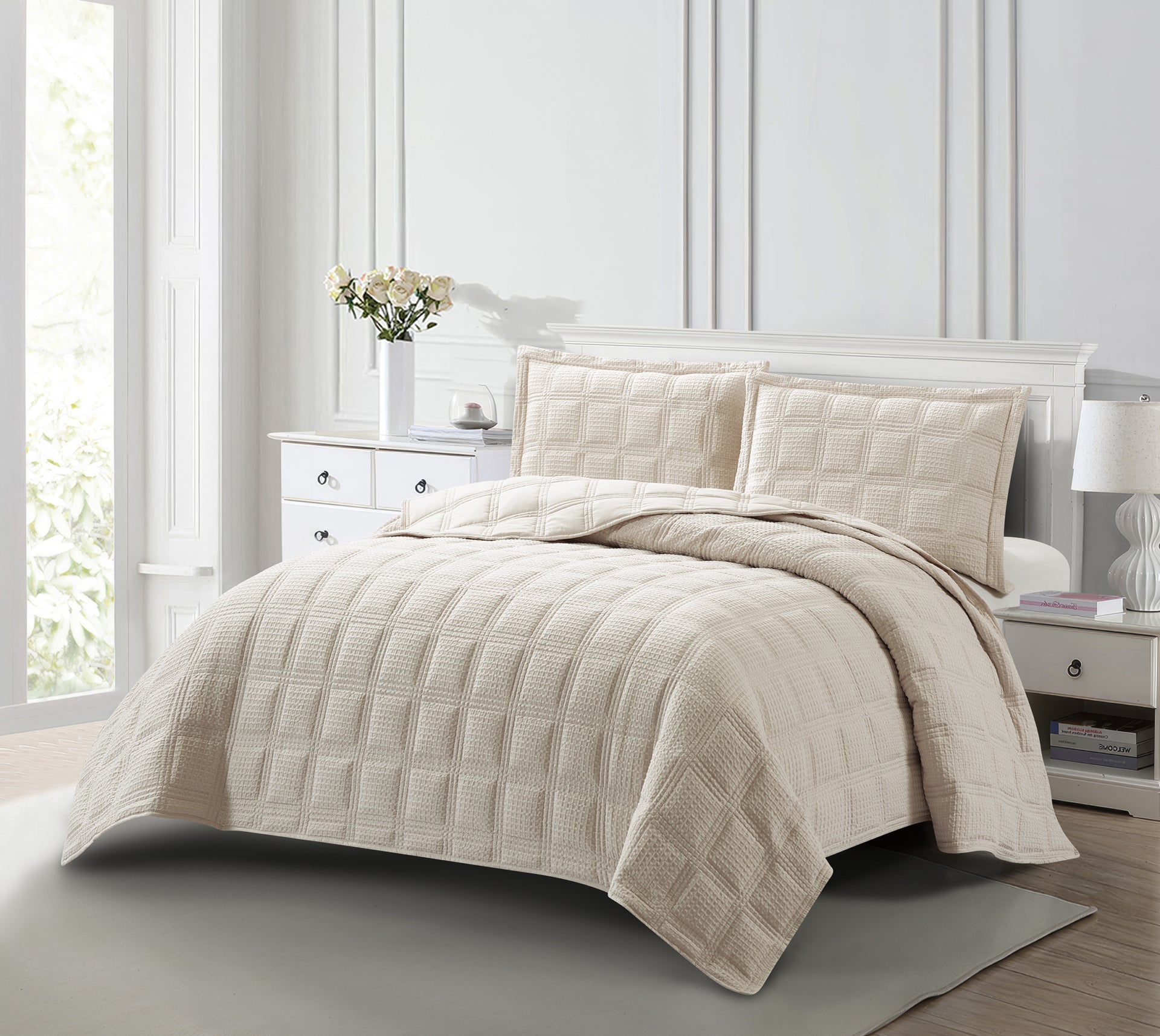 Toscana (Beige) Bedspread-0