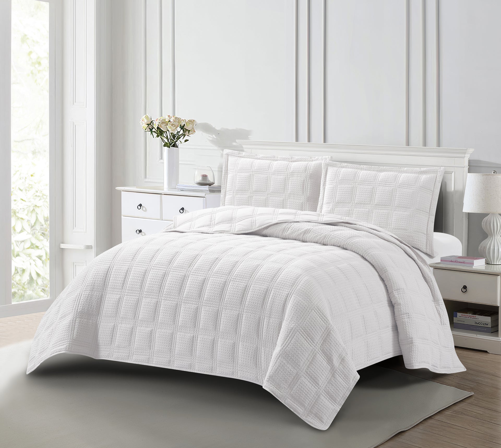 Toscana (White) Bedspread-0