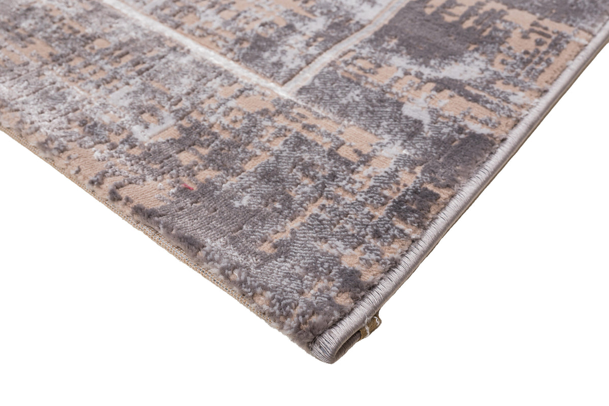 ΧΑΛΙ VELVET MODERN 9252/Beige White - 160cm x 230cm-1