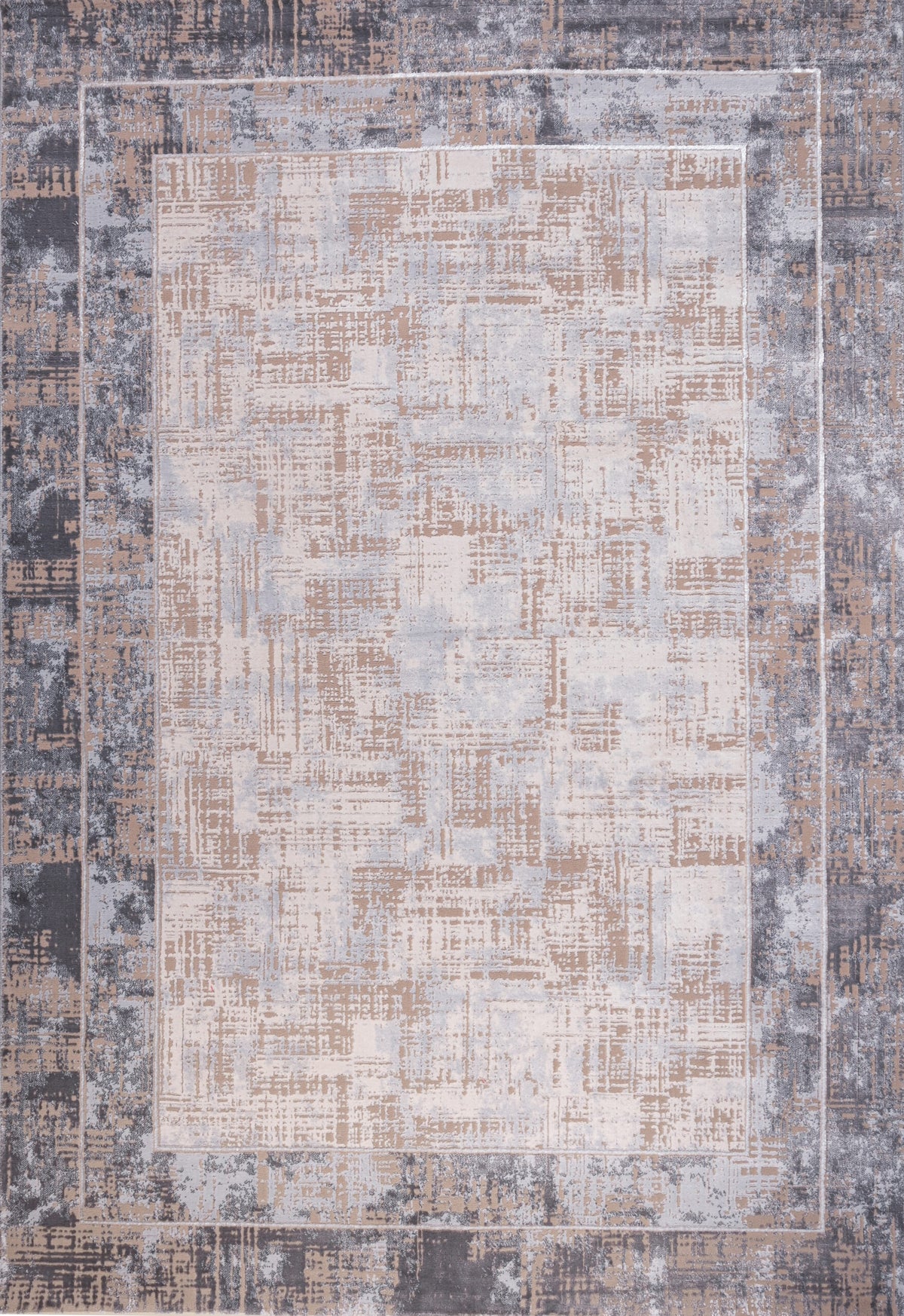 ΧΑΛΙ VELVET MODERN 9252/Beige White - 160cm x 230cm-0