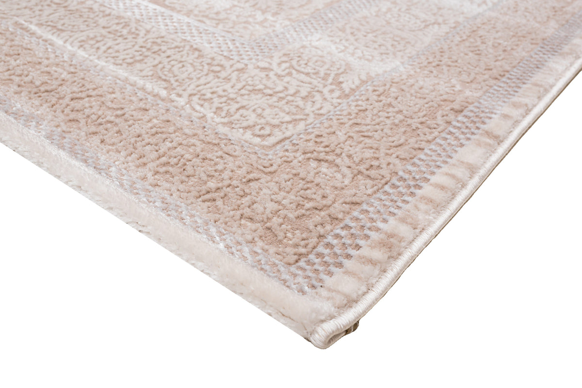 ΧΑΛΙ VELVET VINTAGE 9303/Cream Beige - ΣΕΤ ΚΡΕΒΑΤΟΚΑΜΑΡΑΣ-3