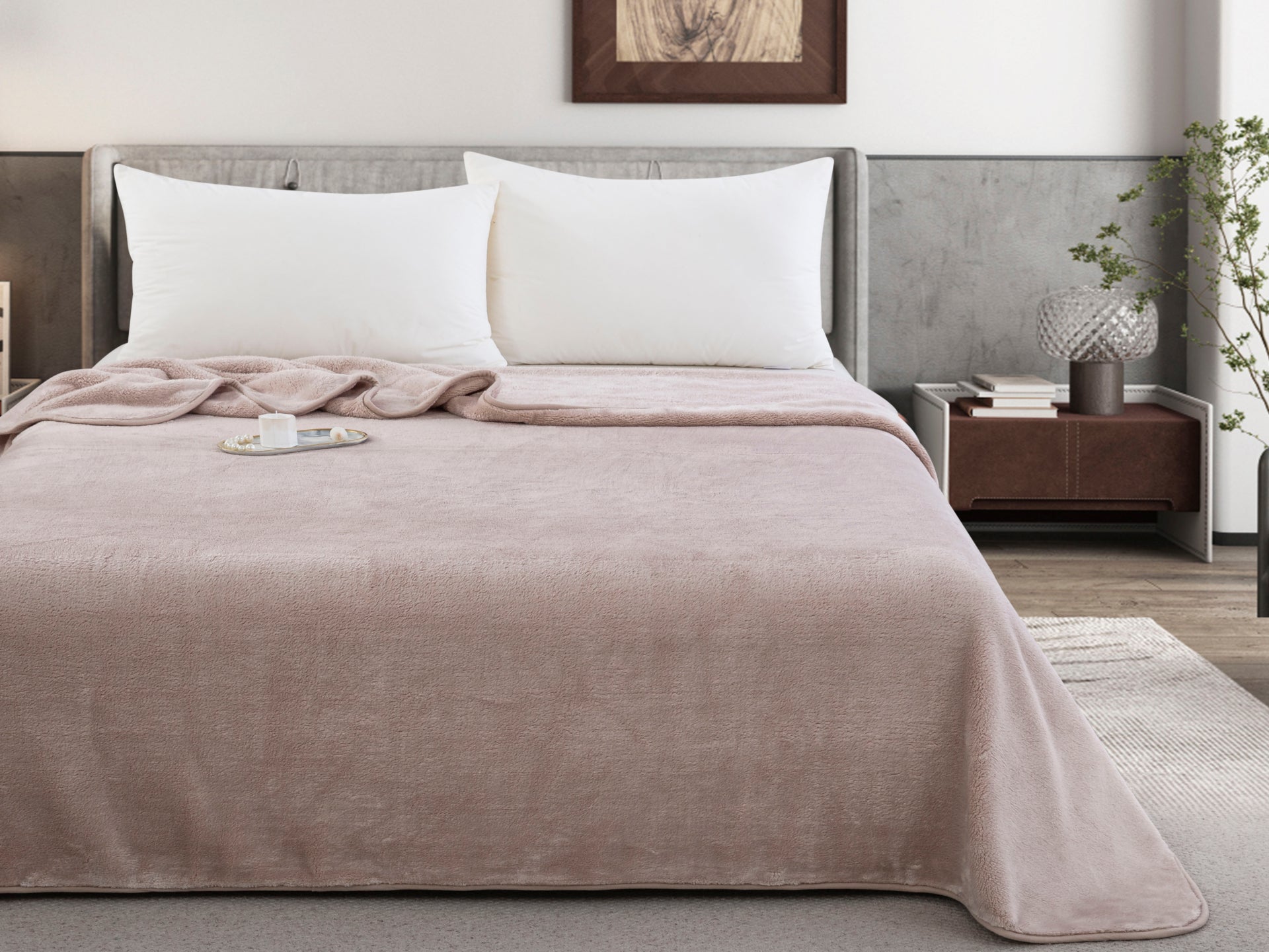 Zurigo (Beige) Κουβέρτα/Blanket-0