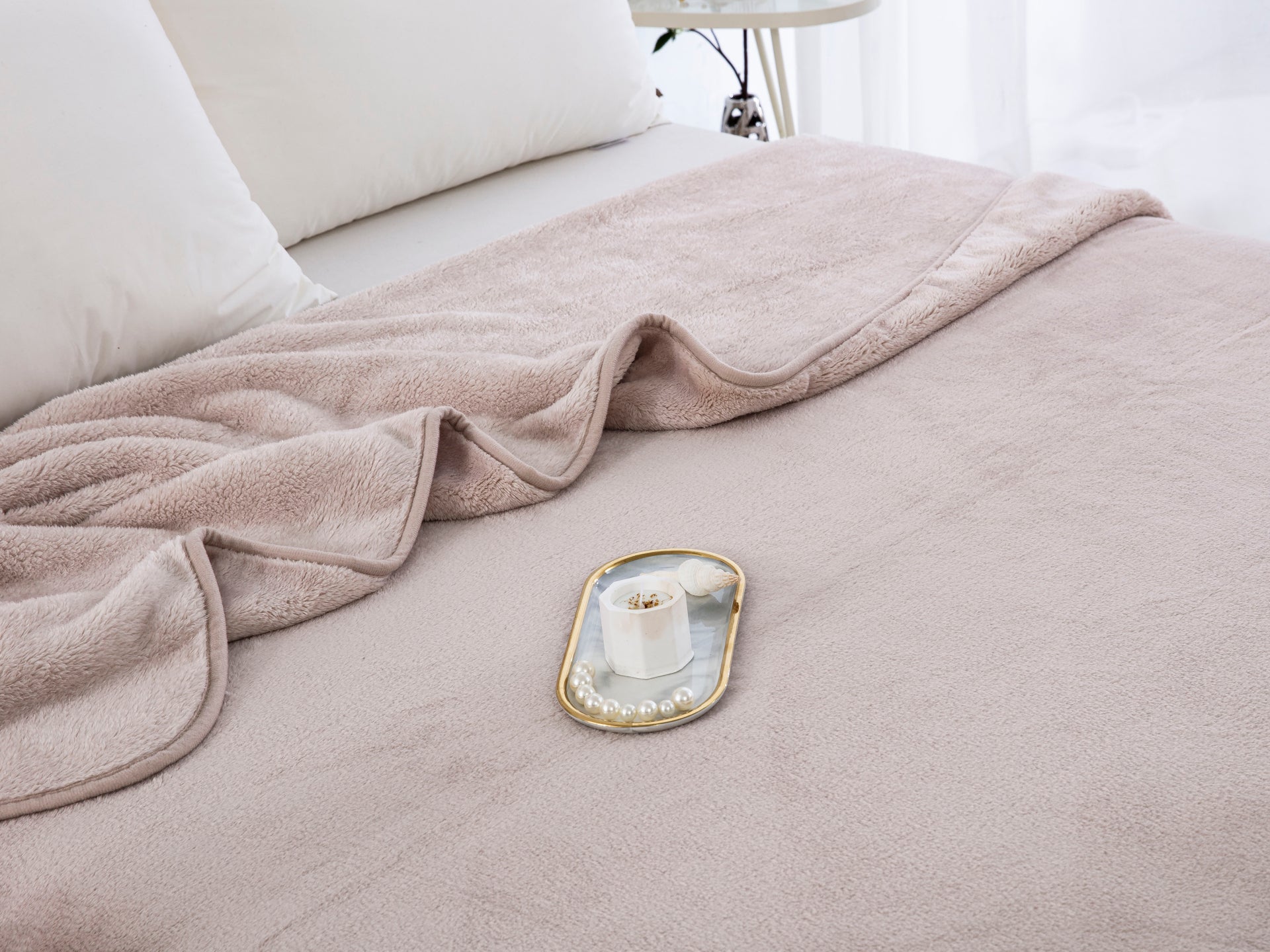 Zurigo (Beige) Κουβέρτα/Blanket-1