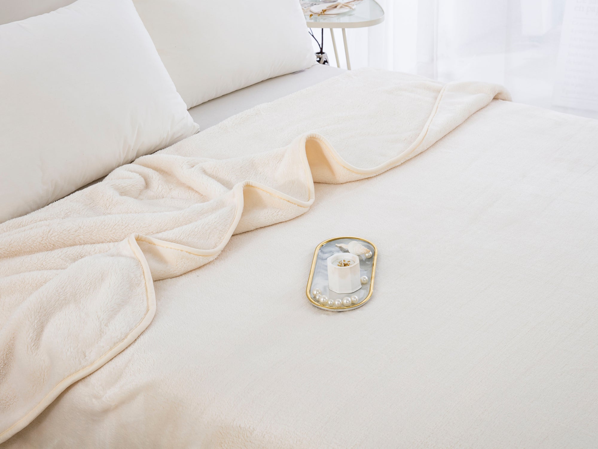 Zurigo (Cream) Κουβέρτα/Blanket-1