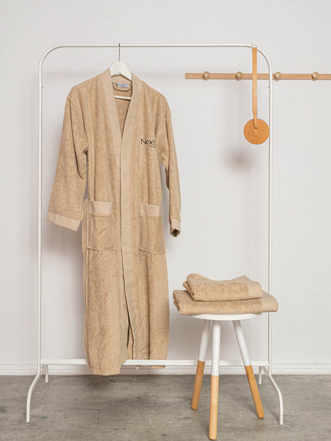 Bathrobe Nexttoo 5003 Beige