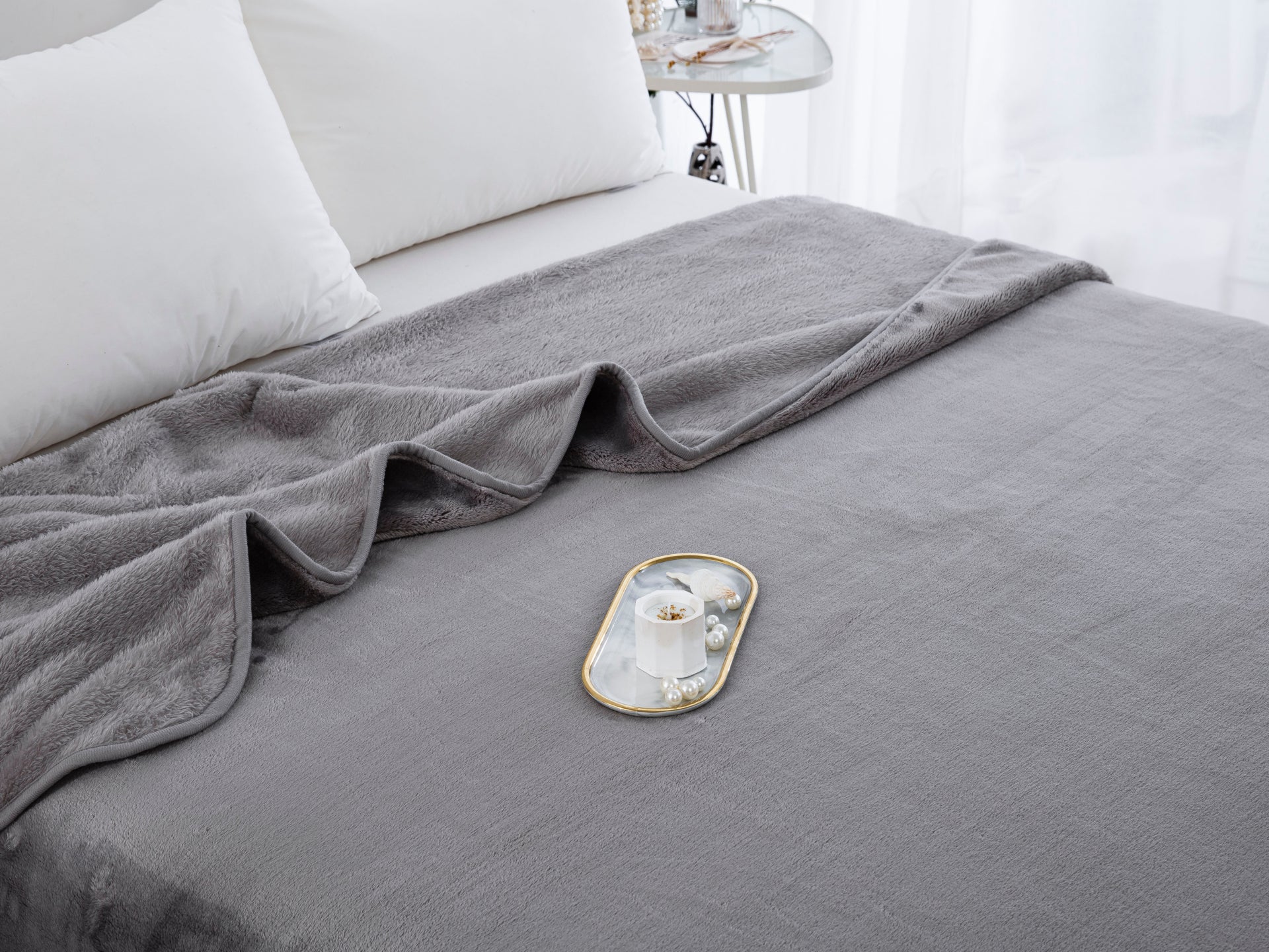 Zurigo (Grey) Κουβέρτα/Blanket-1