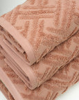 Towels Set of 3 pieces Milano Dusty blush