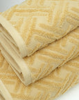 Towels Set of 3 pcs Milano Yellow