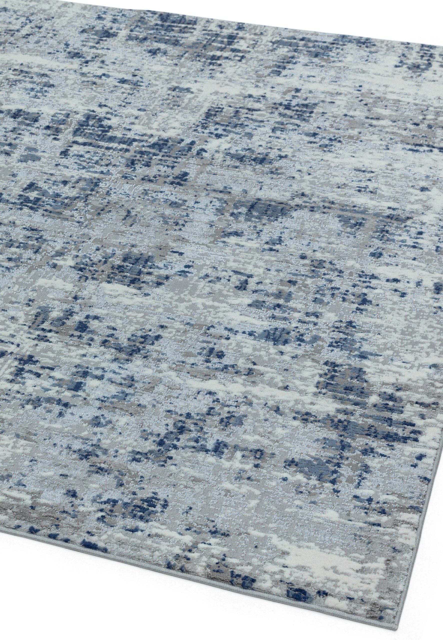 ΧΑΛΙ ASIATIC LONDON ORION ABSTRACT BLUE METALLIC - 200cm x 290cm-2