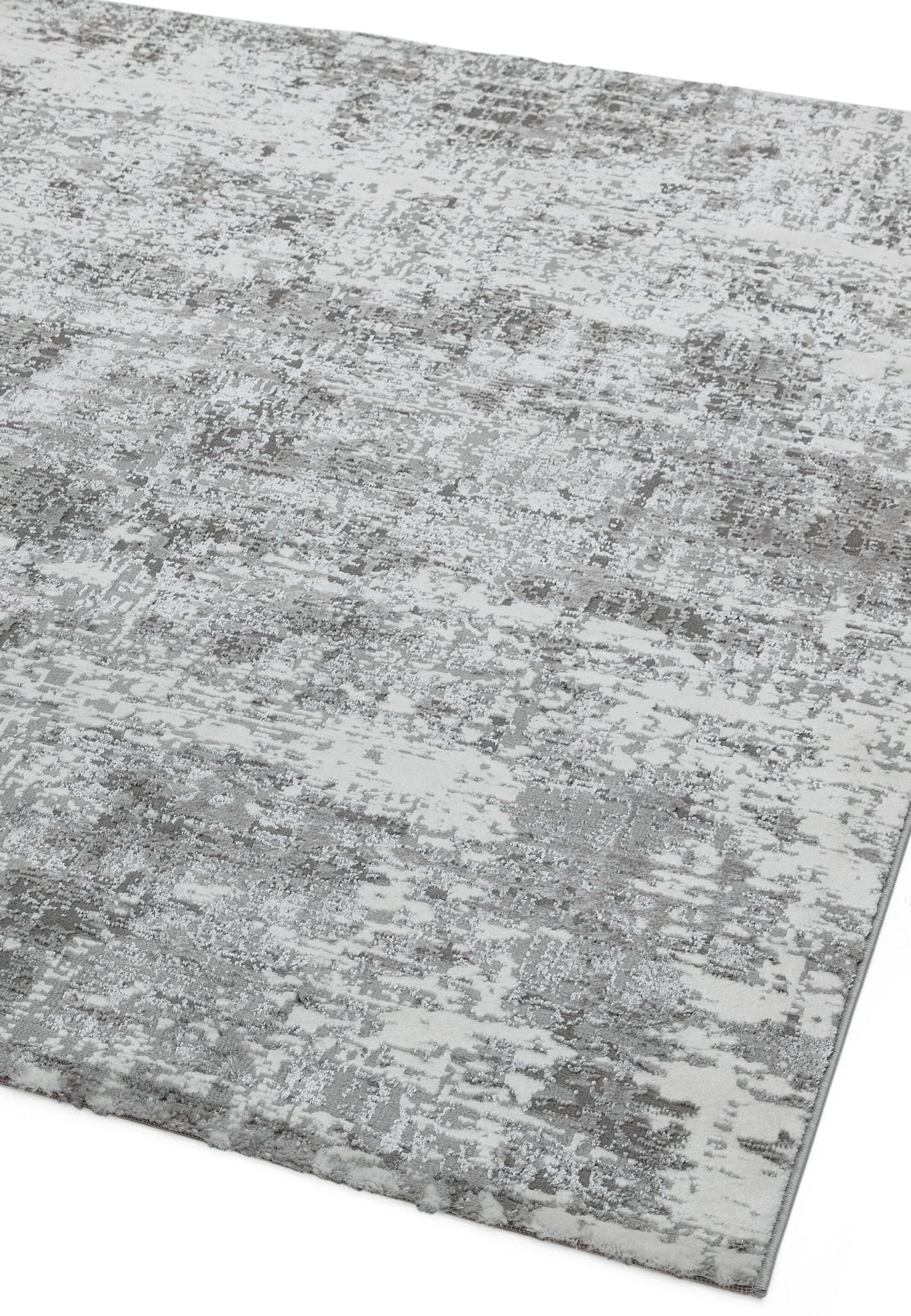 ΧΑΛΙ ASIATIC LONDON ORION ABSTRACT SILVER METALLIC - 120cm x 170cm-2