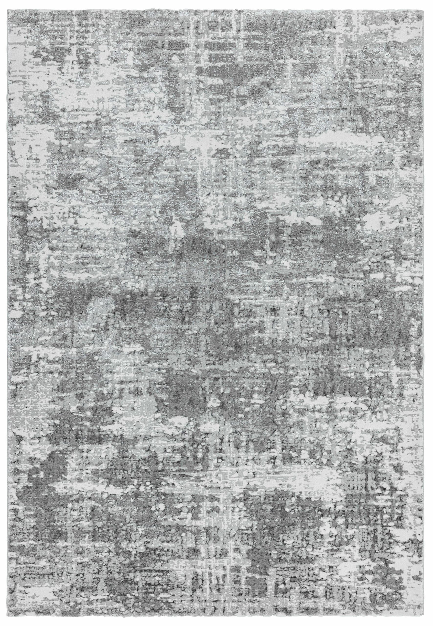 ΧΑΛΙ ASIATIC LONDON ORION ABSTRACT SILVER METALLIC - 200cm x 290cm-0