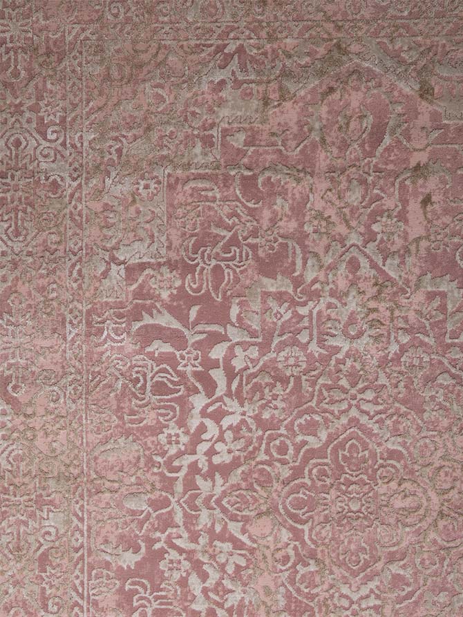 ΧΑΛΙ VELVET 7323/Rose - 160cm x 230cm